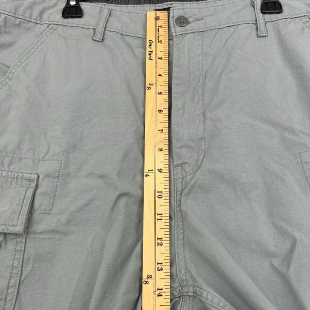 Levi's Men's 38 Shorts Gray Ripstop Utility Cargo Outdoors Hiking Casual